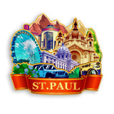 Refrigerator Magnet for St.Paul Minnesota USA  1004