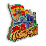 Kühlschrankmagnet für Vitoria-Gasteiz, Spanien 1414