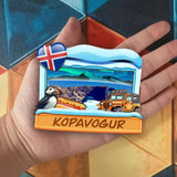 Refrigerator Magnet for Kopavogur Iceland  2263