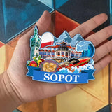 Refrigerator Magnet for Sopot Poland  2128