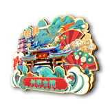 Refrigerator Magnet for Xingping Ancient Town, Guilin, Guangxi, China  15
