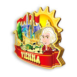 Kühlschrankmagnet für Wien, Österreich 1586