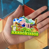 Refrigerator Magnet for Hersonissos Greece  1767