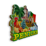 Refrigerator Magnet for Peniche Portugal  1964