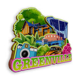 Refrigerator Magnet for Greenville South Carolina USA  1130