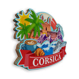 Refrigerator Magnet for Corsica France  1345