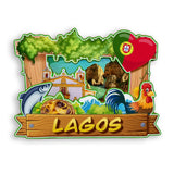 Kühlschrankmagnet für Lagos, Portugal 1957