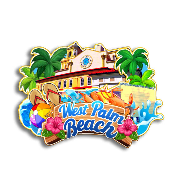 Магнит на холодильник для Уэст-Палм-Бич, Флорида, США 217