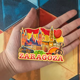 Refrigerator Magnet for Zaragoza Spain  1404