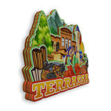 Kühlschrankmagnet für Terrassa, Spanien 1523