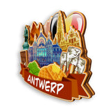 Refrigerator Magnet for Antwerp Belgium  2006