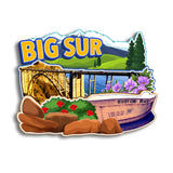 Refrigerator Magnet for Big Sur California USA  261