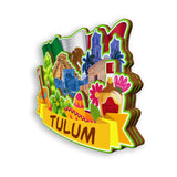 Refrigerator Magnet for Tulum Mexico  1807