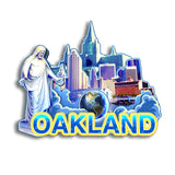 Refrigerator Magnet for Oakland California USA  238