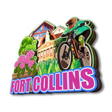 Kühlschrankmagnet für Fort Collins Colorado USA 274