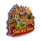 Refrigerator Magnet for Jerez de la Frontera Spain  1385
