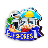 Kühlschrankmagnet für Gulf Shores Alabama USA 354