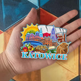 Refrigerator Magnet for Katowice Poland  2122