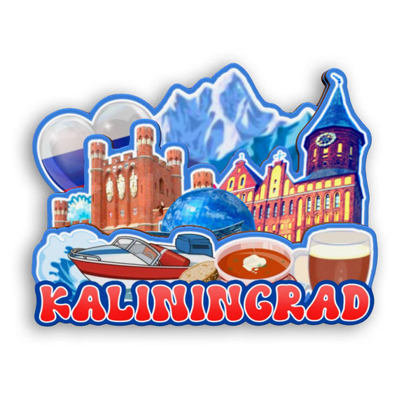 Kühlschrankmagnet für Kaliningrad, Russland 2533