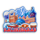 Магнит на холодильник для Калининграда Россия 2533