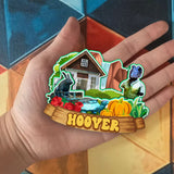 Kühlschrankmagnet für Hoover Alabama USA 369