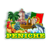 Refrigerator Magnet for Peniche Portugal  1964
