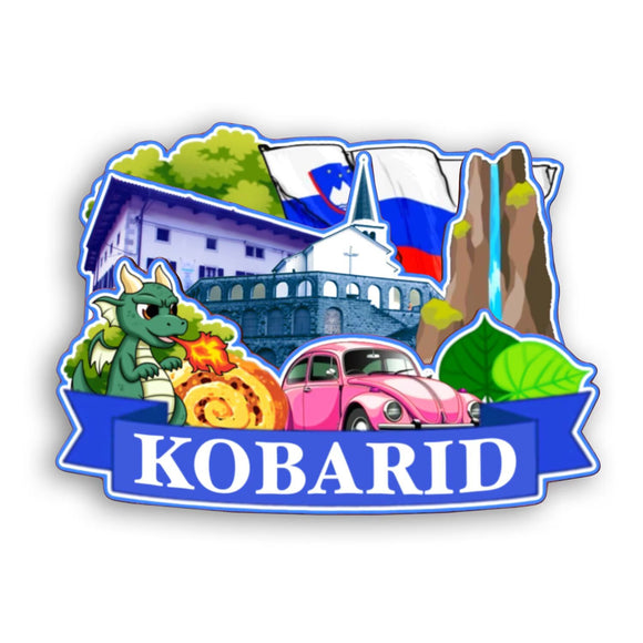 Refrigerator Magnet for Kobarid Slovenia  2370