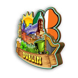 Refrigerator Magnet for Dublin Ireland  2190