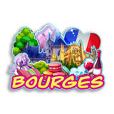Refrigerator Magnet for Bourges France  2637