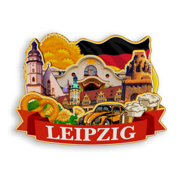Refrigerator Magnet for Leipzig Germany  1191