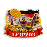 Refrigerator Magnet for Leipzig Germany  1191