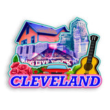 Refrigerator Magnet for Cleveland Ohio USA  1097