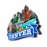 Kühlschrankmagnet für Denver Colorado USA 270