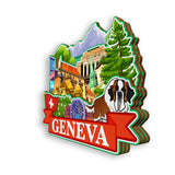 Магнит на холодильник Женева Швейцария 2032