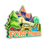 Kühlschrankmagnet für Fort Payne Alabama USA 378