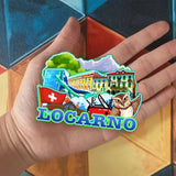 Refrigerator Magnet for Locarno Switzerland  2058
