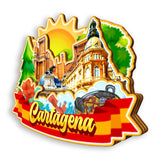 Refrigerator Magnet for Cartagena Spain  1561