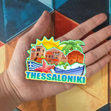 Refrigerator Magnet for Thessaloniki Greece  1718