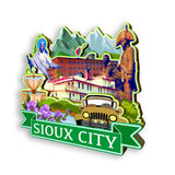 Kühlschrankmagnet für Sioux City Iowa USA 944