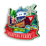 Refrigerator Magnet for Harpers Ferry West Virginia USA  910