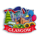 Refrigerator Magnet for Glasgow UK  1446