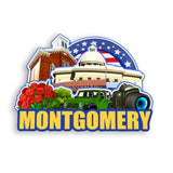 Kühlschrankmagnet für Montgomery Alabama USA 373