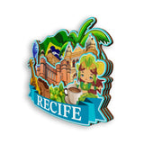 Магнит на холодильник Ресифи, Бразилия, 1903 г.