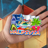 Refrigerator Magnet for Valdivia Chile  2843