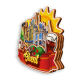 Refrigerator Magnet for Ghent Belgium  2008