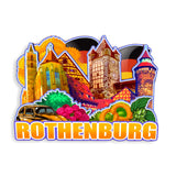 Refrigerator Magnet for Rothenburg Germany  1218
