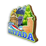 Refrigerator Magnet for Glyfada Greece  1778