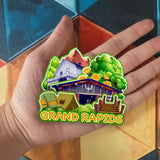 Refrigerator Magnet for Grand Rapids Michigan USA  993