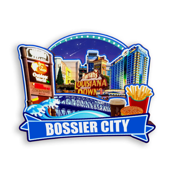 Refrigerator Magnet for Bossier City Louisiana USA  963
