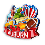 Kühlschrankmagnet für Auburn Alabama USA 358